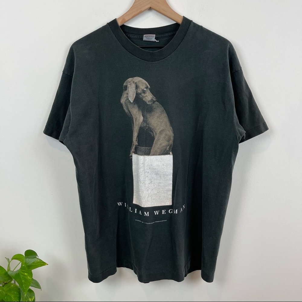 Vintage William Wegman “In The Box” Single Stitch Graphic T Shirt